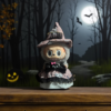 Halloween pink costume for 17 cm Labubus (BIE, Macarons & HAS) halloween pink costume for 17 cm labubus (bie, macarons & has)